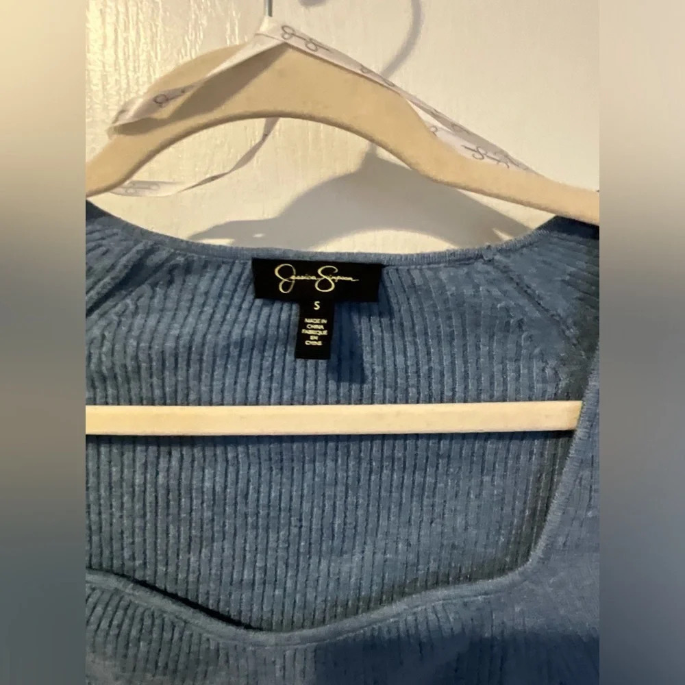 Jessica Simpson light blue sweater size small. - Picture 2 of 5